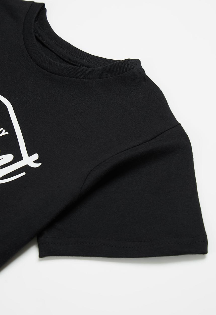 Element - Boys wash ss tee - black