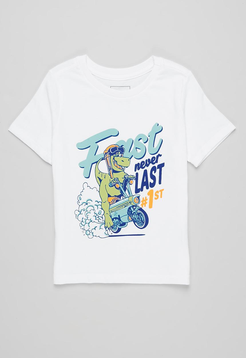 Pop Candy - Boys printed graphic T-shirt - white