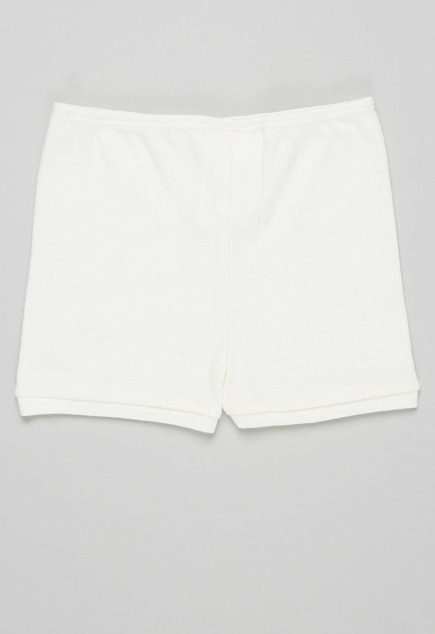 UP Baby - Soft jersey cotton shorts - off white