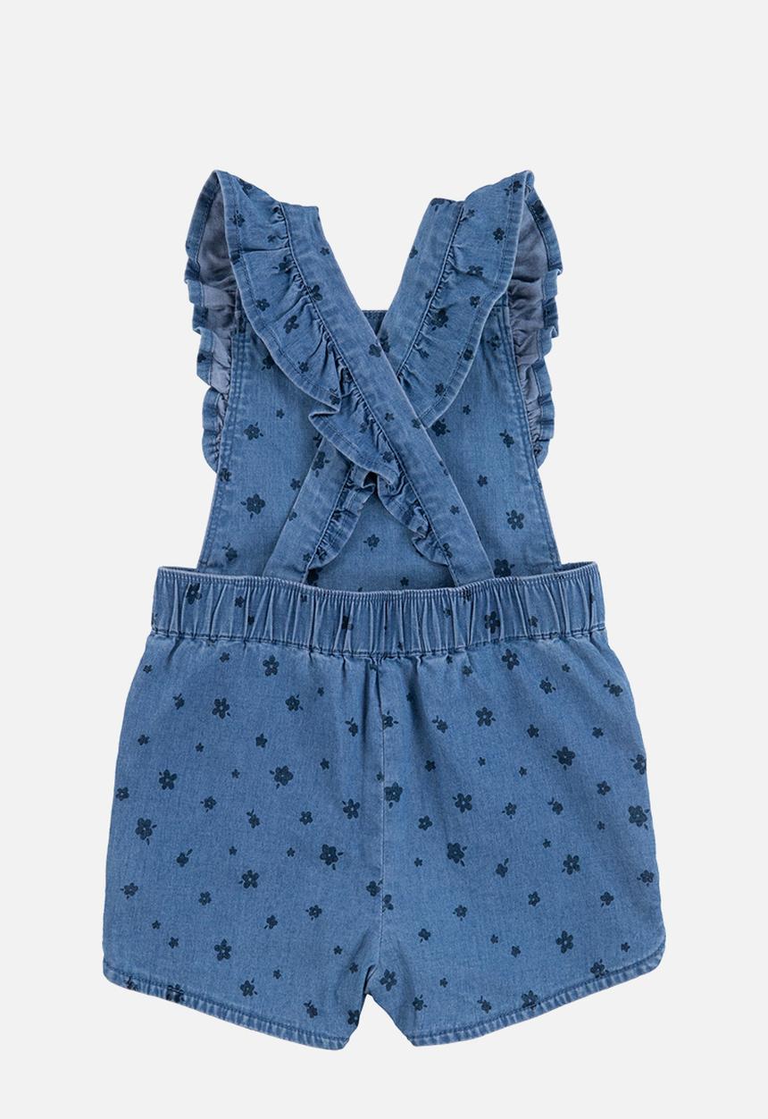 Levi’s® - Levi's lvg ruffle strap denim romper - clean medium