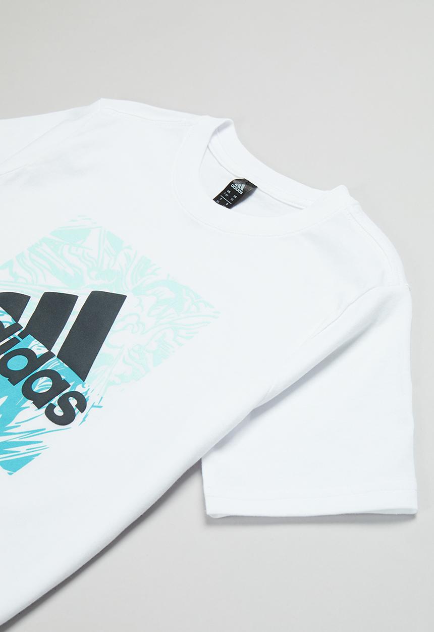 adidas Performance - Gfx short sleeve tee 1 - white