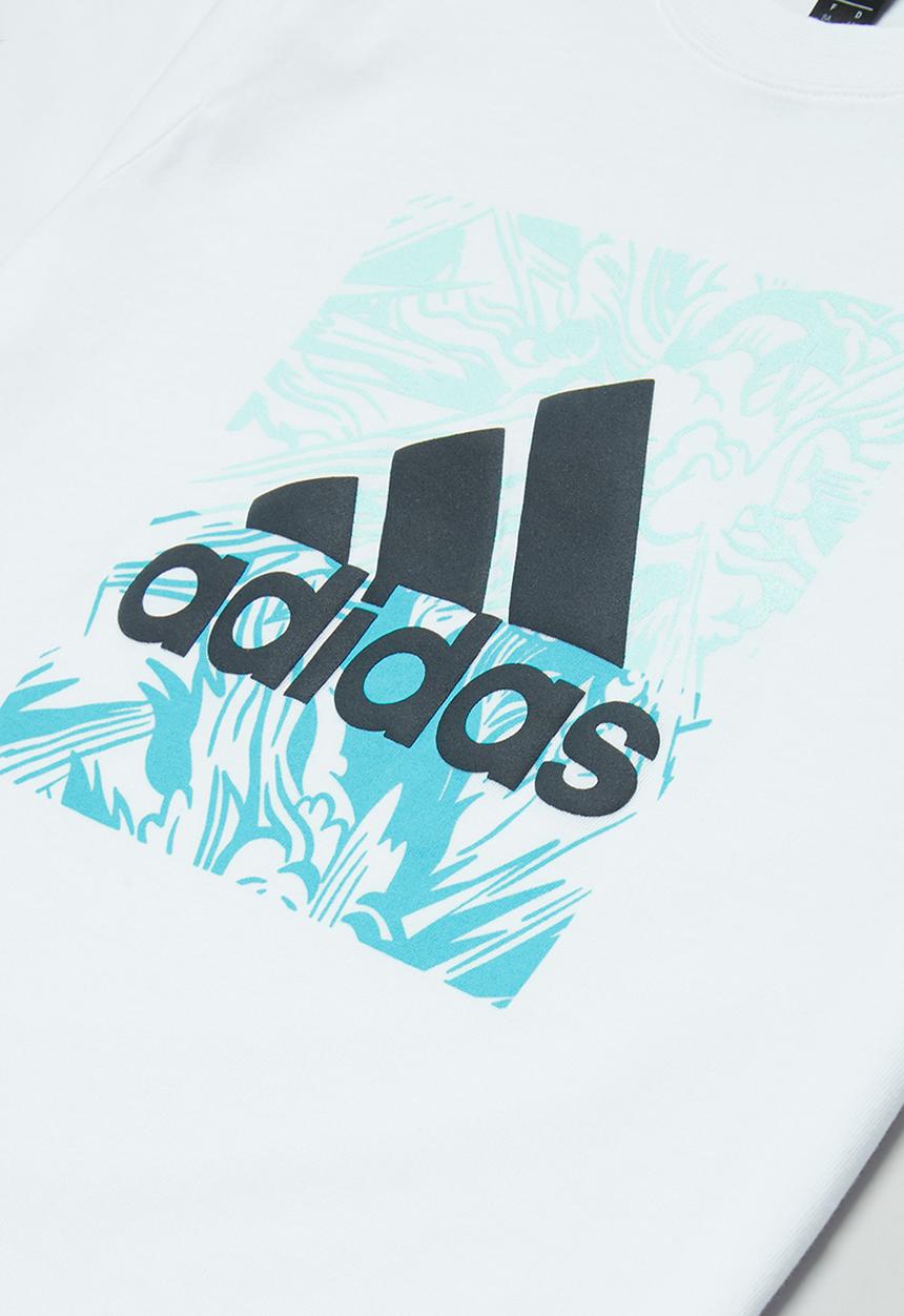 adidas Performance - Gfx short sleeve tee 1 - white