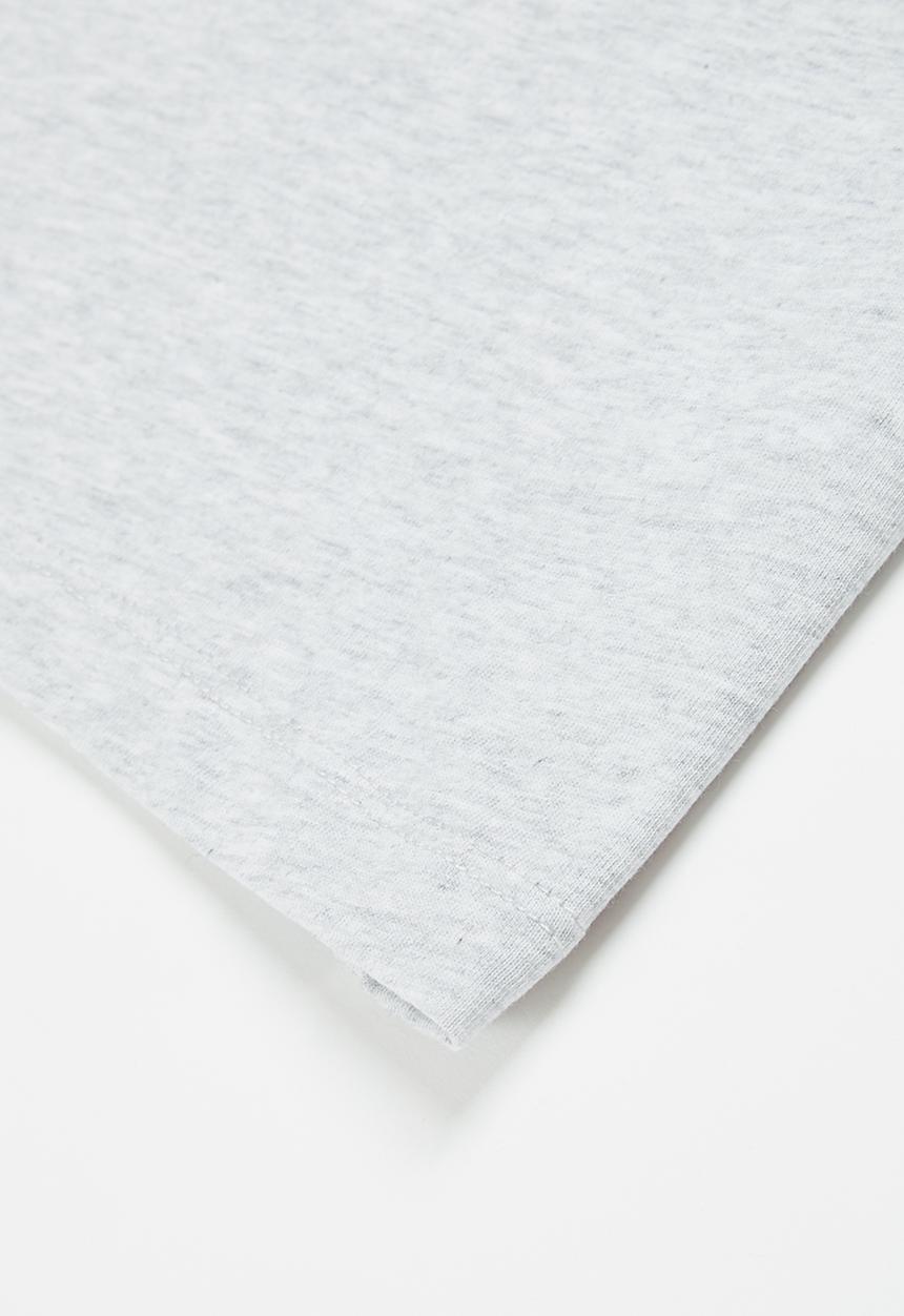 adidas Performance - G bl tee - light grey heather/clear pink