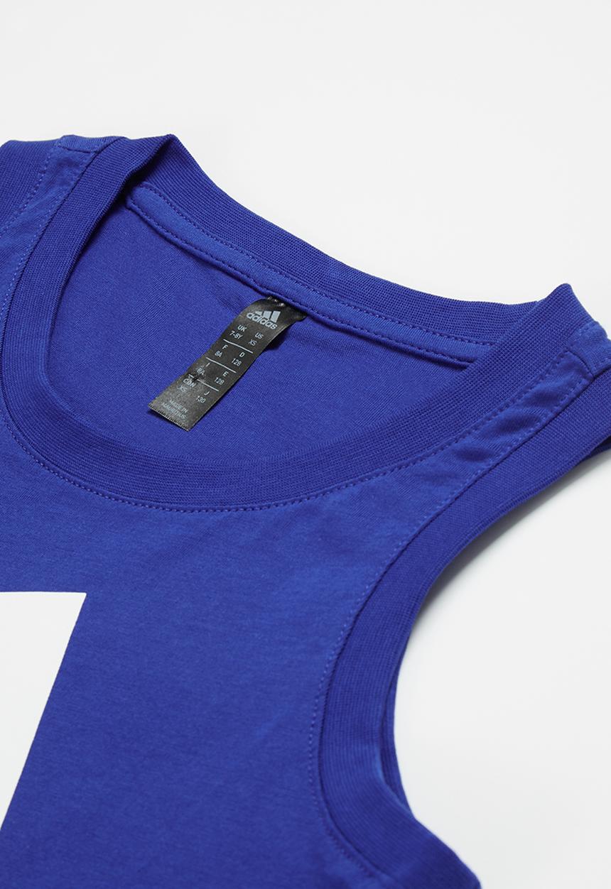 adidas Performance - Bl tank - bold blue/white