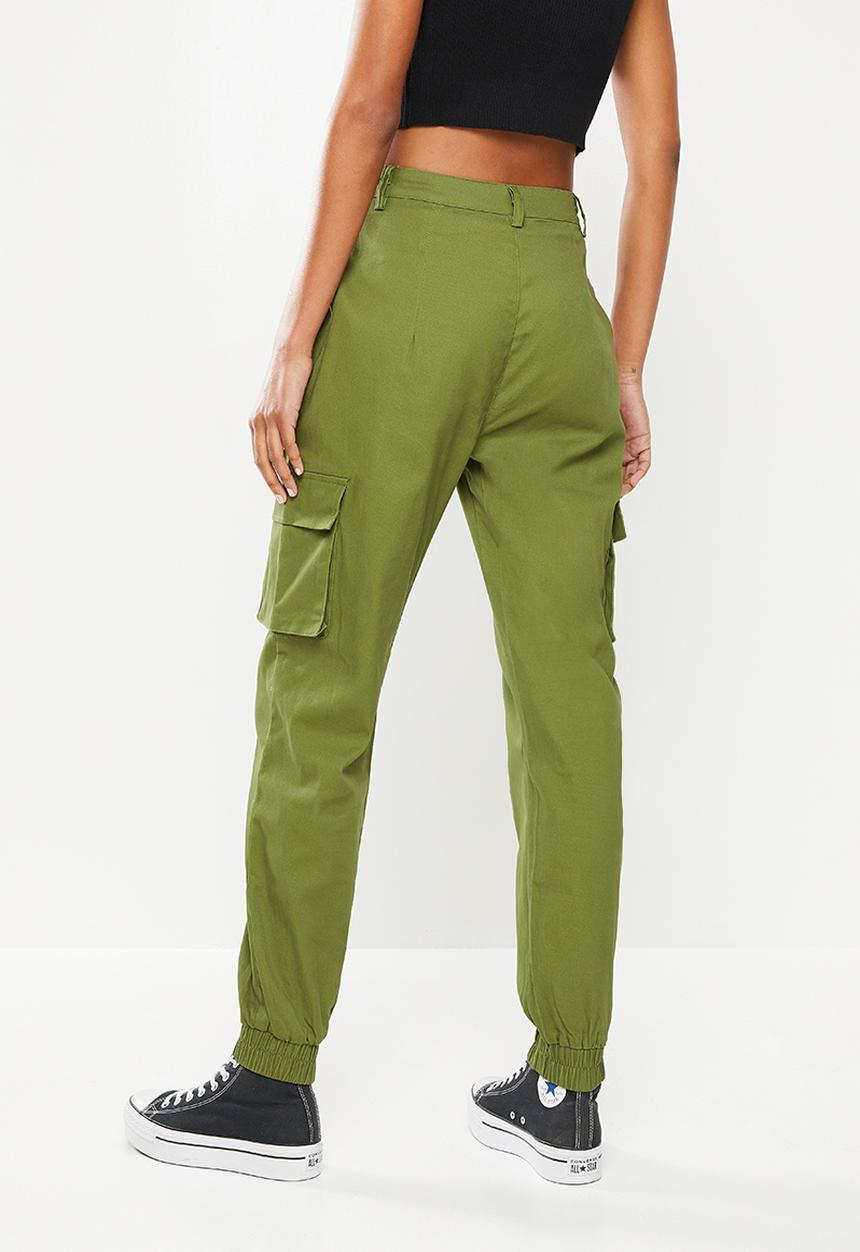 Missguided - Plain cargo trouser - khaki