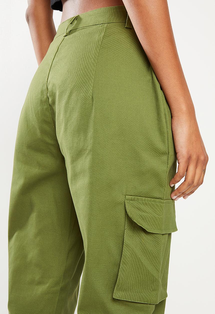 Missguided - Plain cargo trouser - khaki