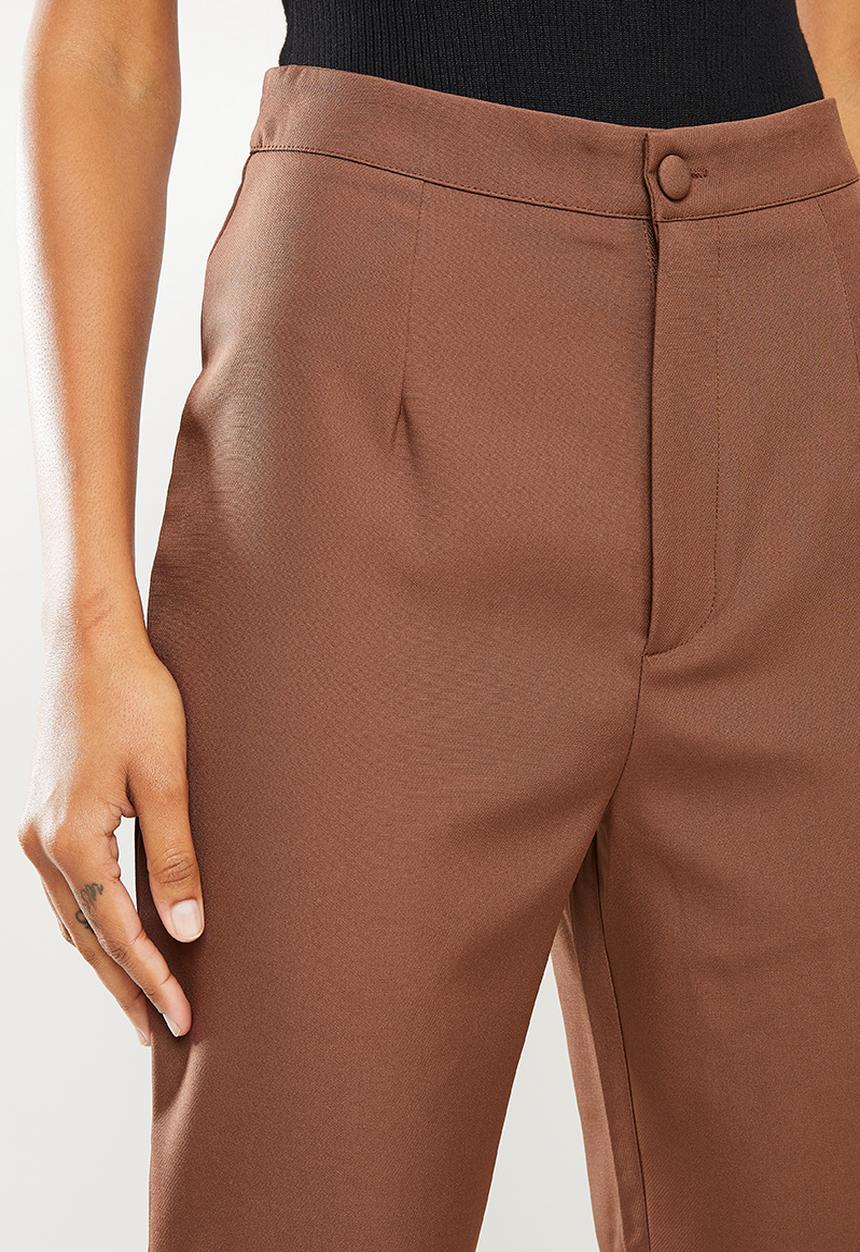 Missguided - Co ord basic cigarette - chocolate