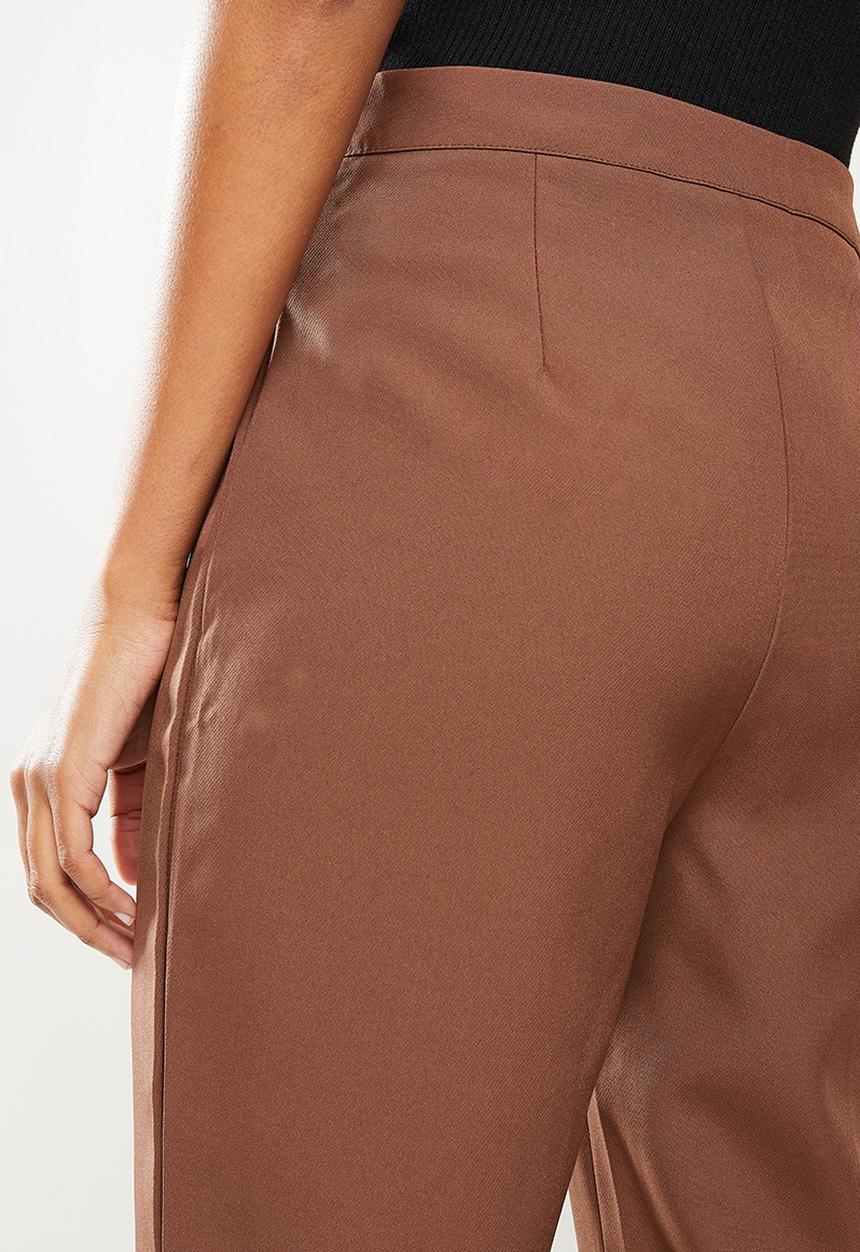 Missguided - Co ord basic cigarette - chocolate