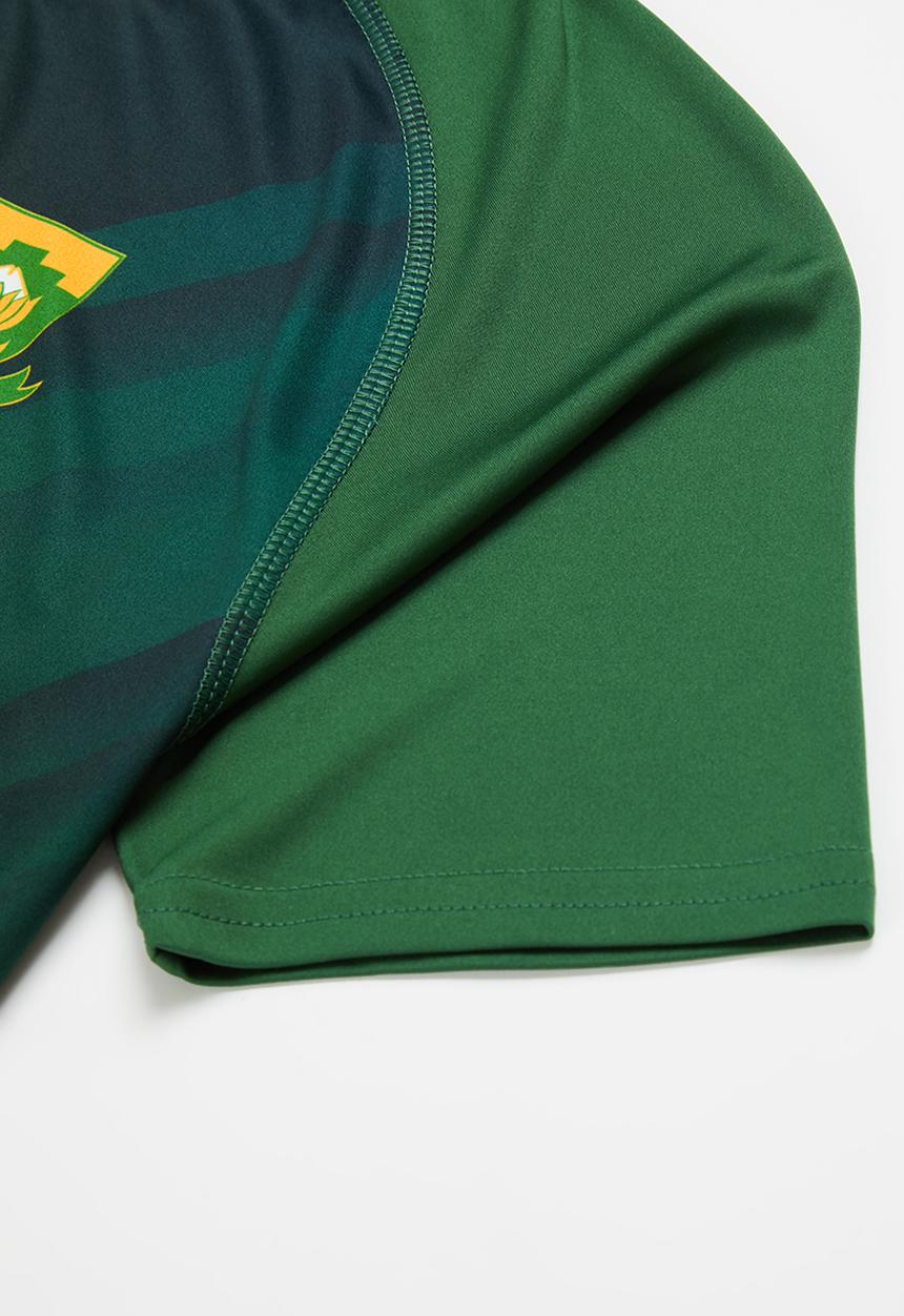 ASICS - SPRINGBOK 7s home fan tee - oak green