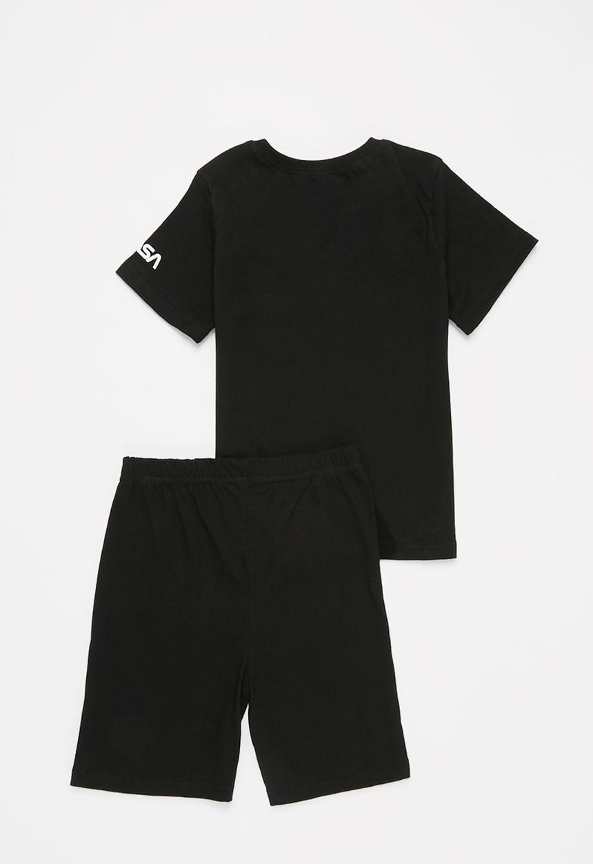 Superbalist Kids - NASA tee & shorts pj set - black