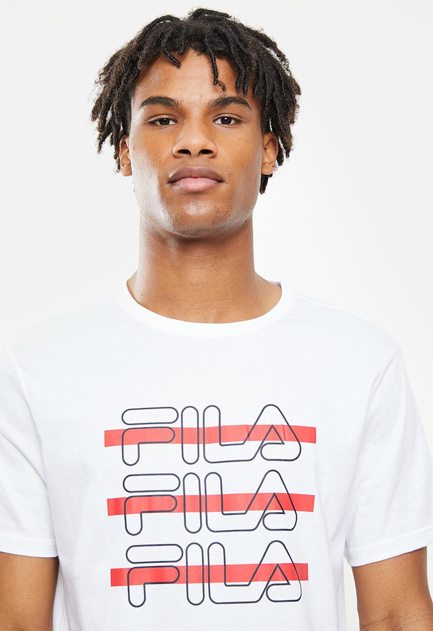 FILA - Crone short sleeve tee - white