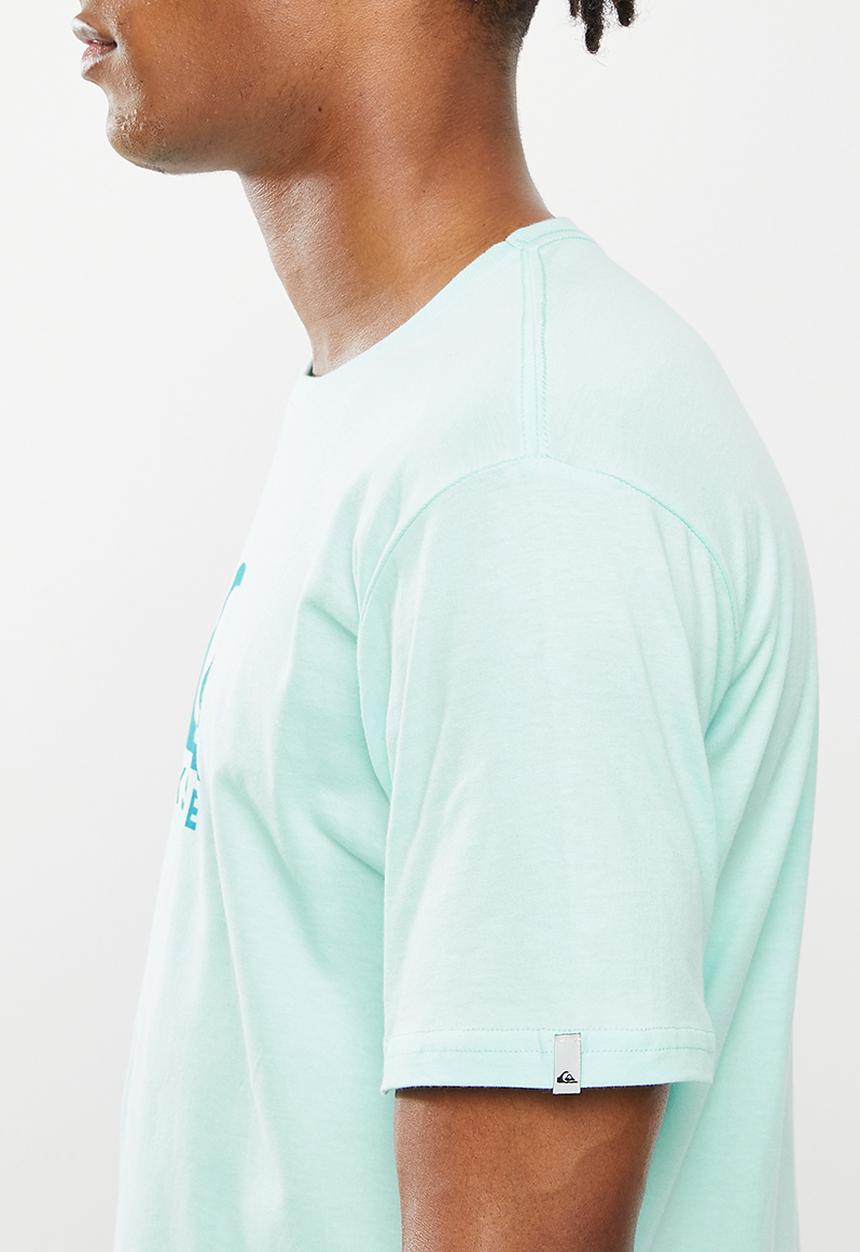 Quiksilver - Corp logo short sleeve - blue light