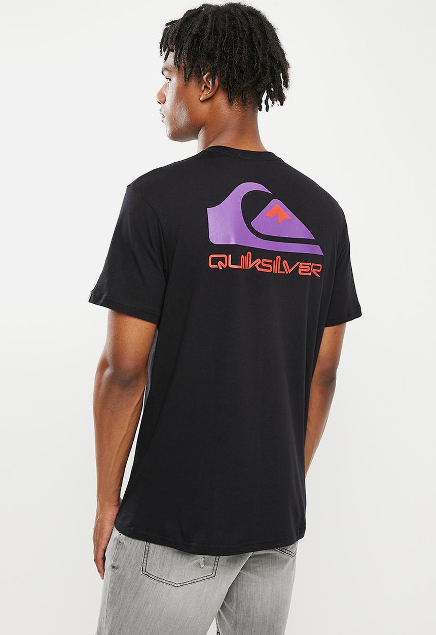 Quiksilver - Omni logo  short sleeve - black