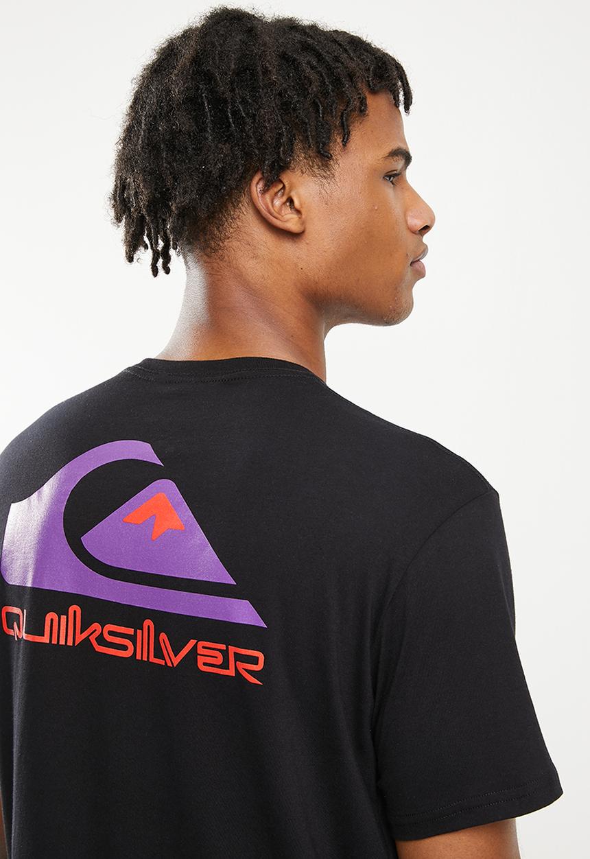 Quiksilver - Omni logo  short sleeve - black