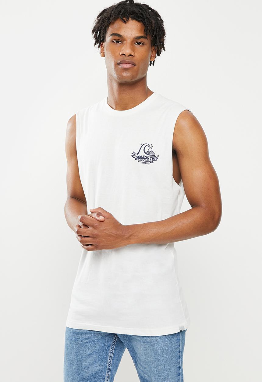 Quiksilver - Dusty trip muscle - antique white