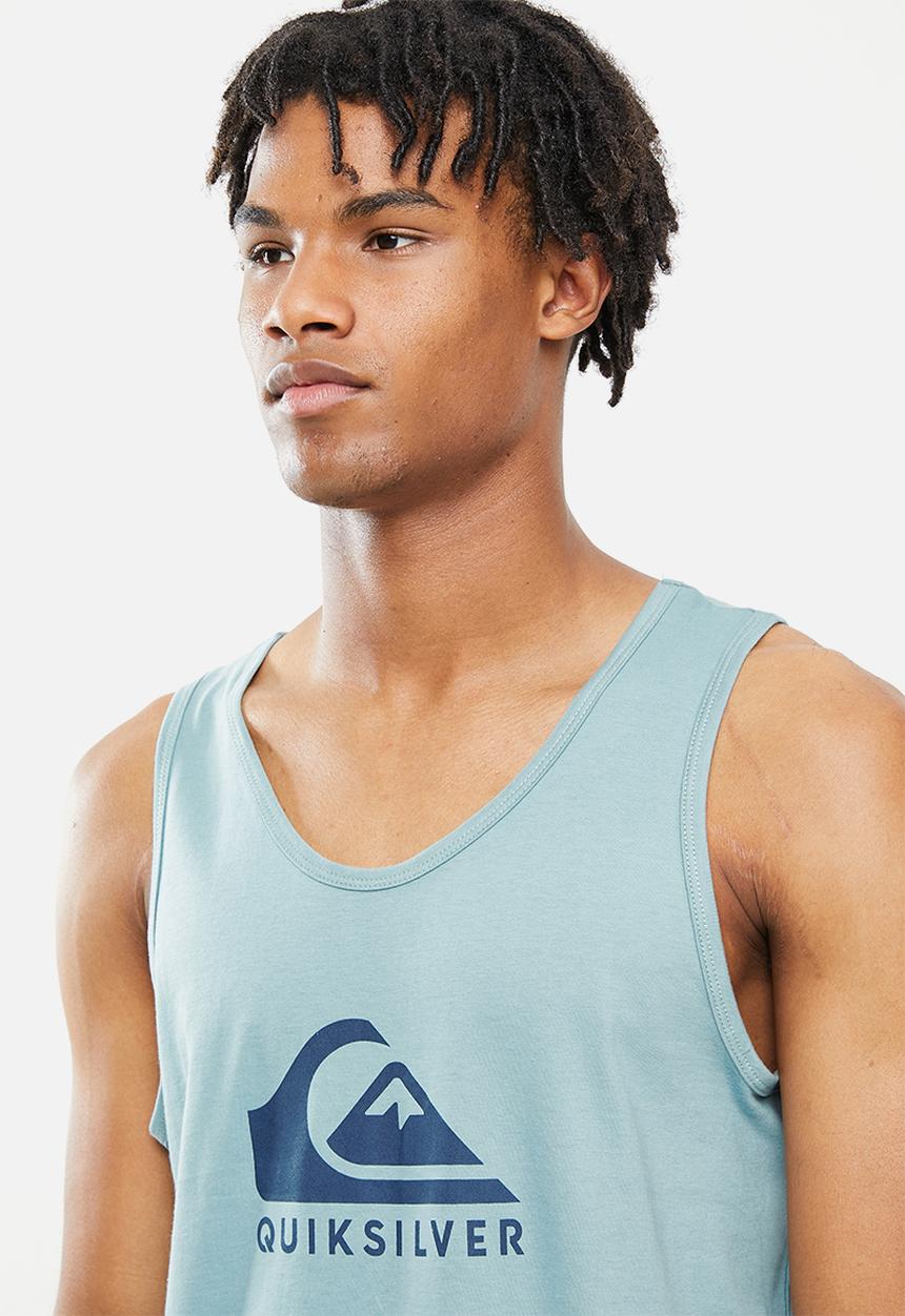 Quiksilver - Corp logo tank - citadel blue