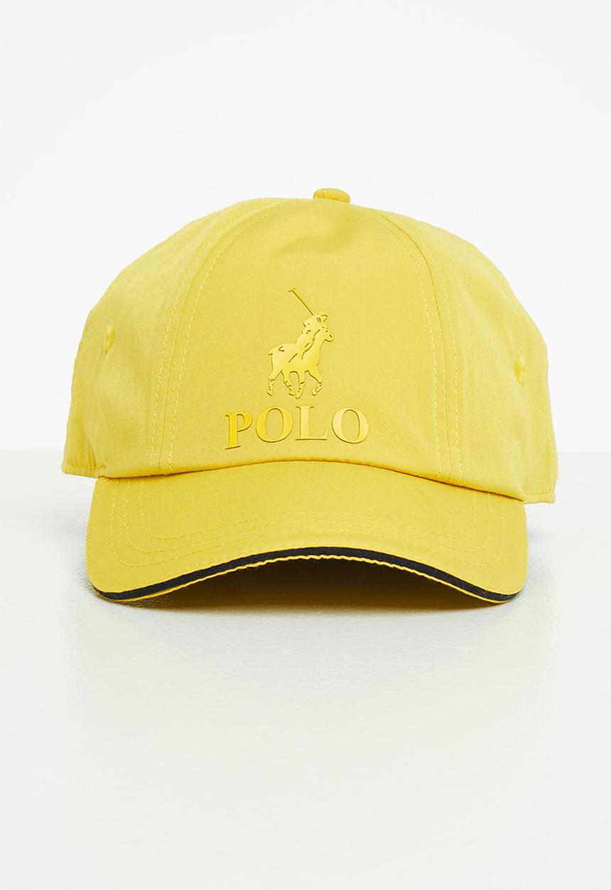 POLO - Aston contrast peak cap - mustard