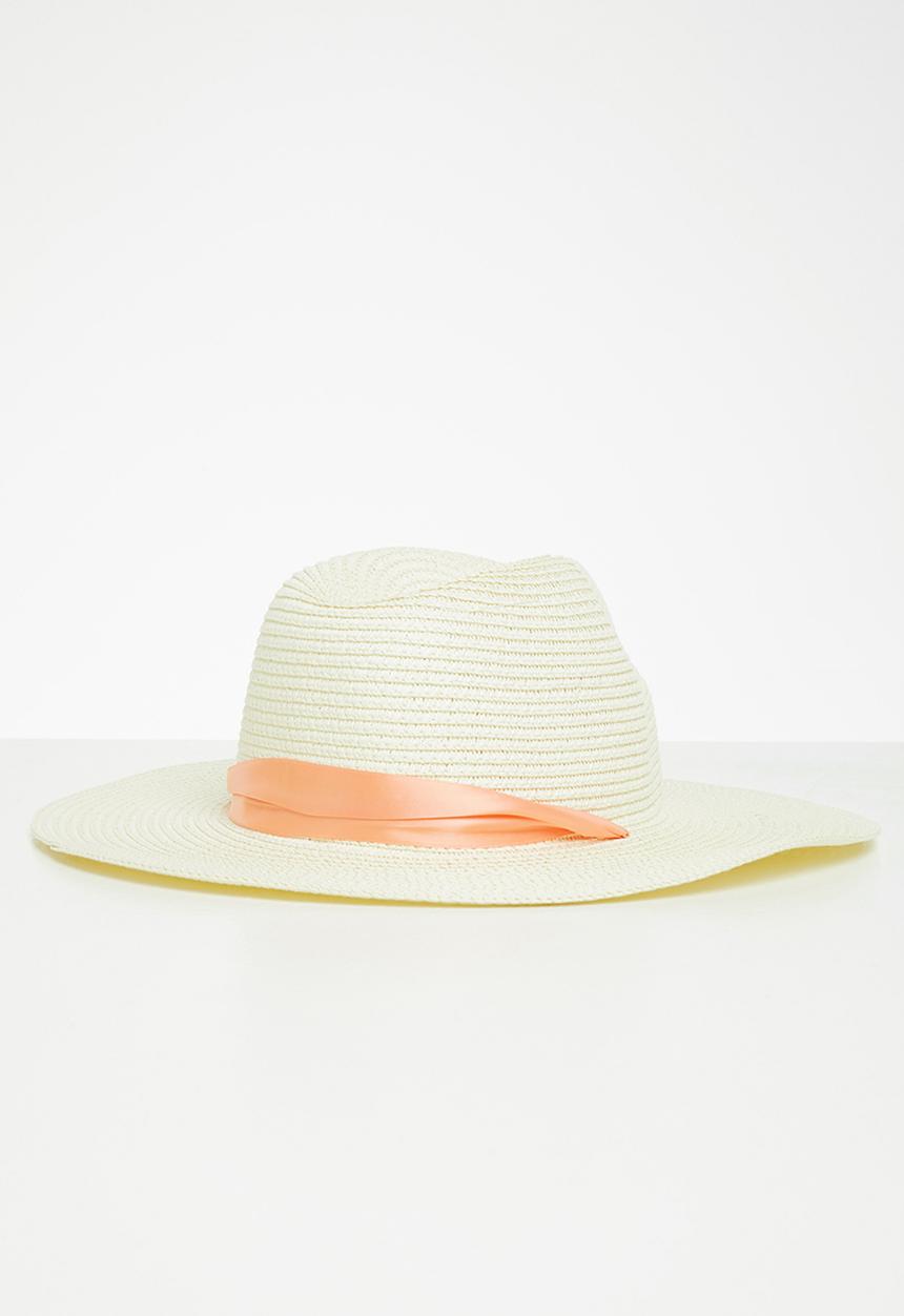 Superbalist - Straw hat with ribbon tie - natural