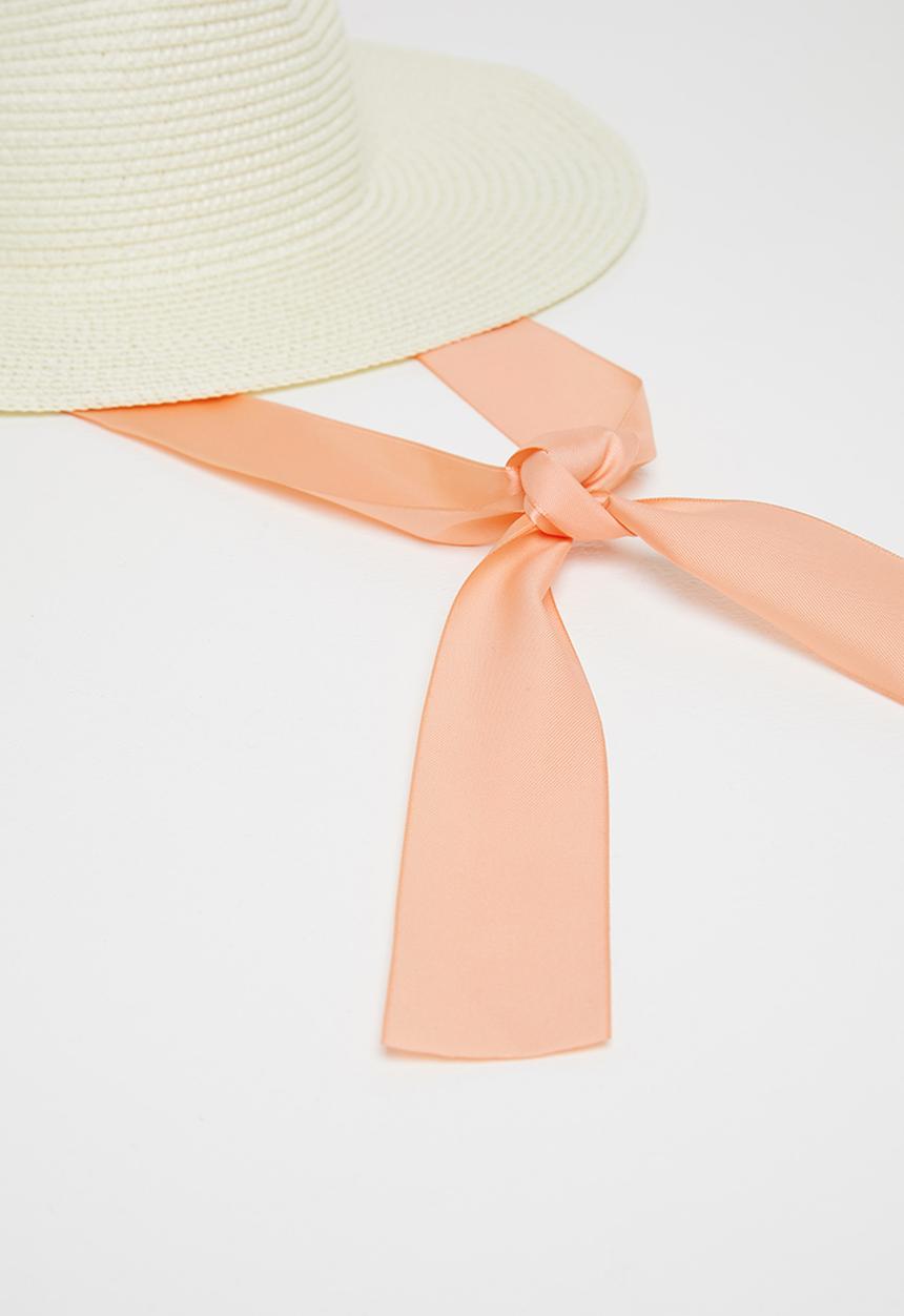 Superbalist - Straw hat with ribbon tie - natural
