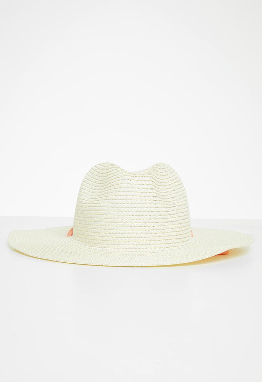 Superbalist - Straw hat with ribbon tie - natural