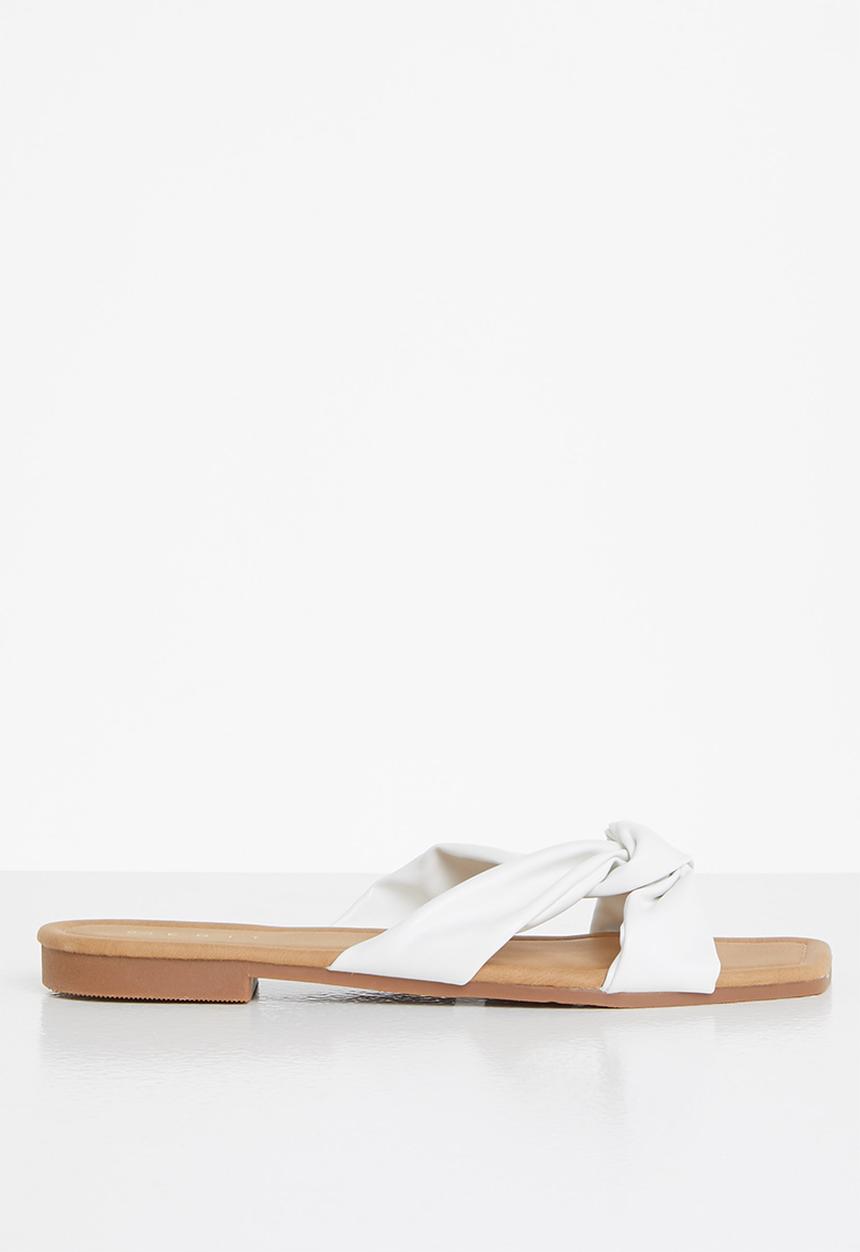 edit - Taren slip on sandal - white