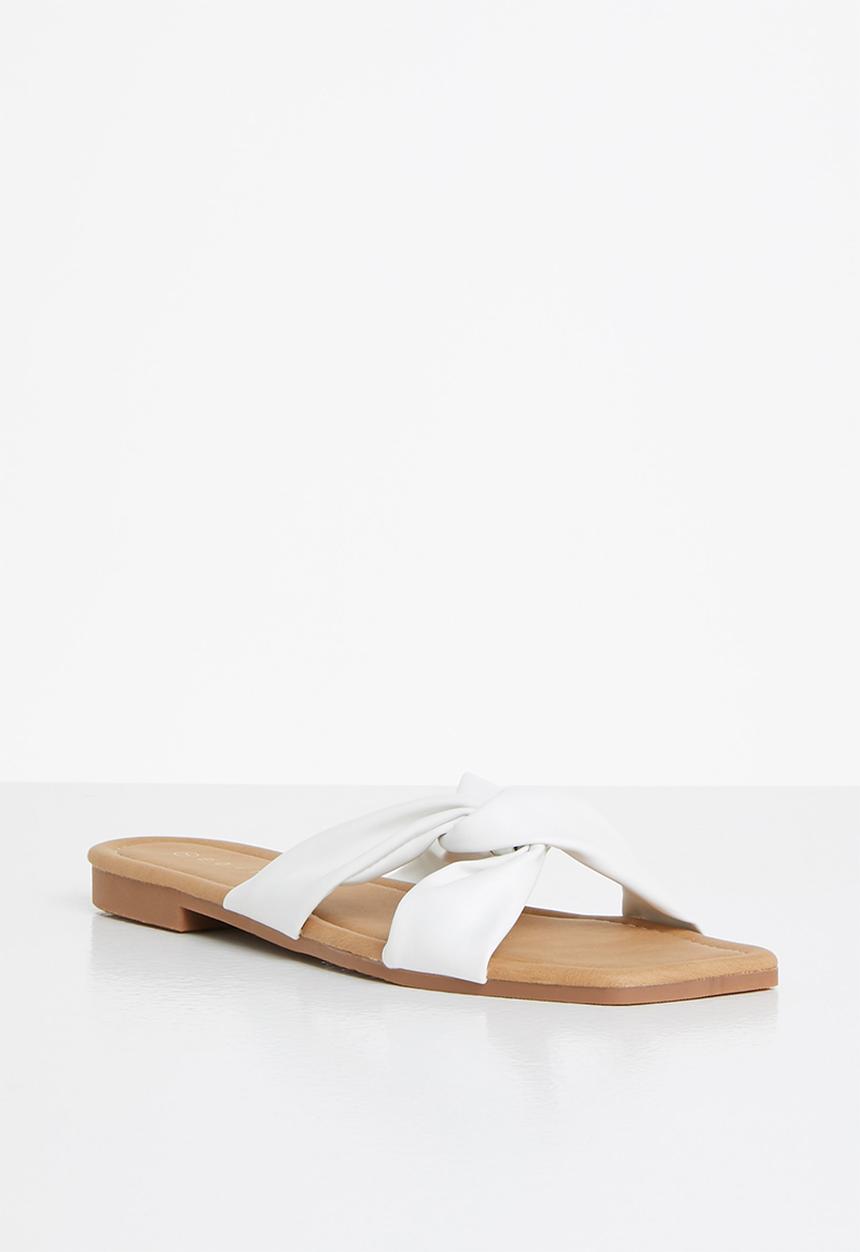 edit - Taren slip on sandal - white