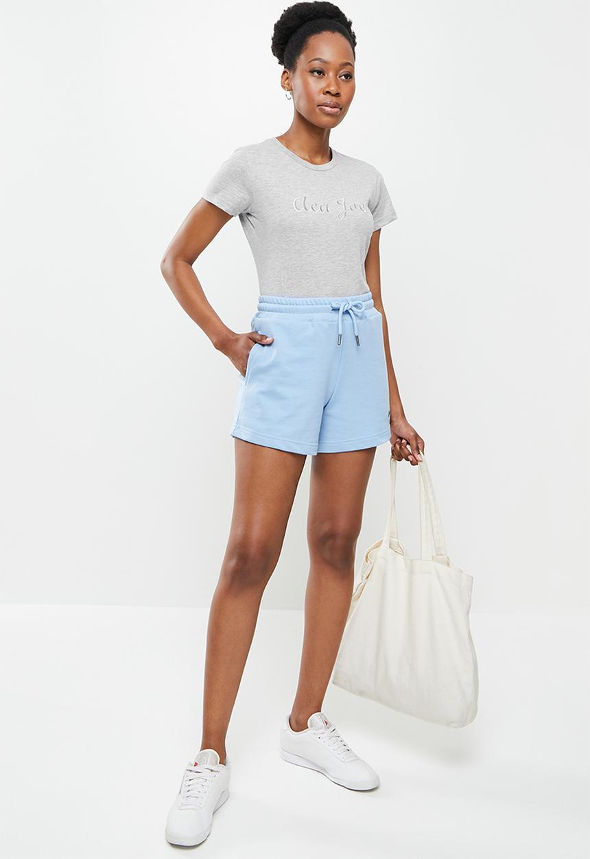 Aca Joe - Ladies aca joe tonal emb sj T-shirt - grey melange