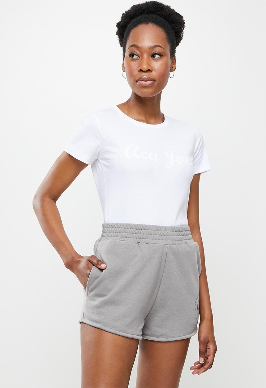 Aca Joe - Classic crew neck short sleeve - white
