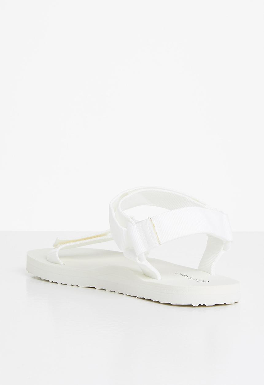 Superbalist - Sporty strap sandal - white