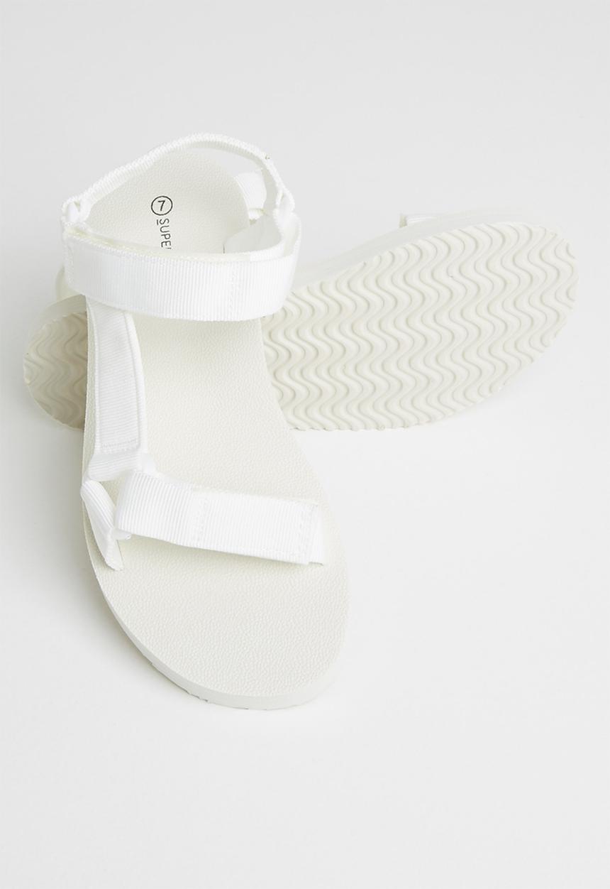 Superbalist - Sporty strap sandal - white