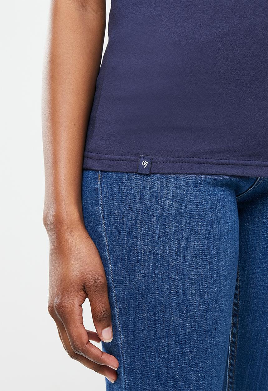 Aca Joe - Classic crew neck short sleeve - navy