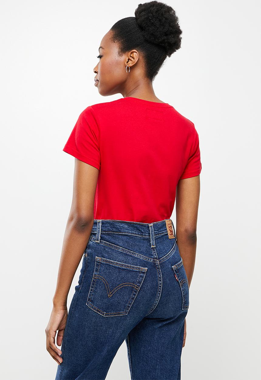 Aca Joe - Classic crew neck short sleeve - red
