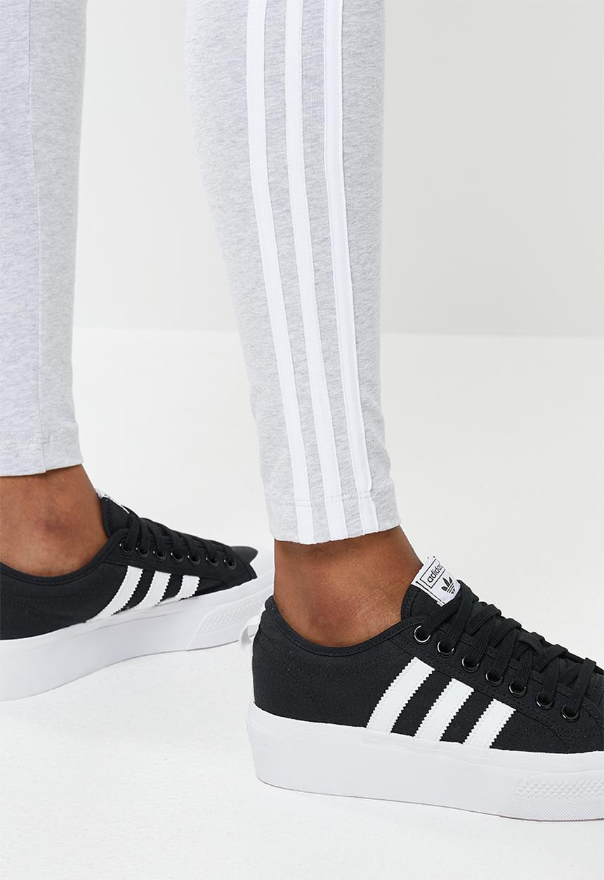 adidas Originals - 3 str tights - light grey 
