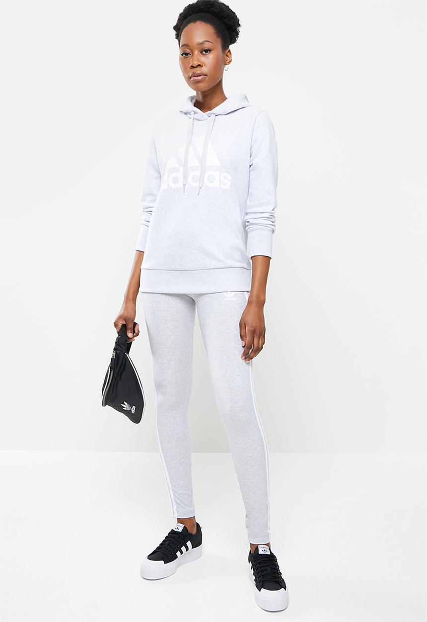 adidas Performance - Bl fitted hoodie - light grey