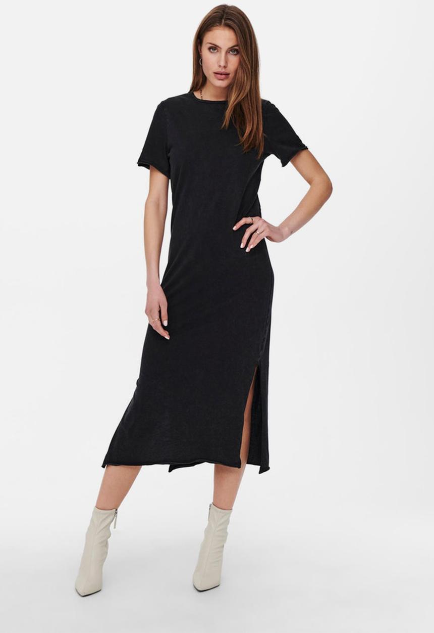 ONLY - Silla life short sleeve dress - black