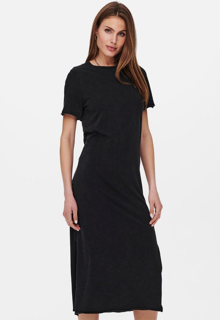 ONLY - Silla life short sleeve dress - black
