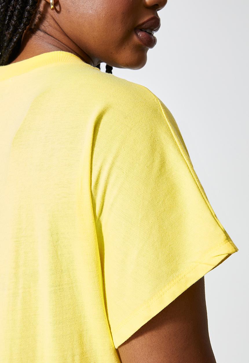 Superbalist - Tiered T-shirt dress - lemon verbena