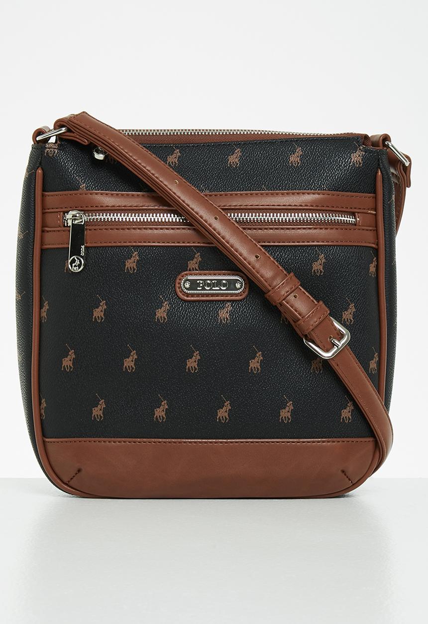 POLO - Polo classic sling - black & brown