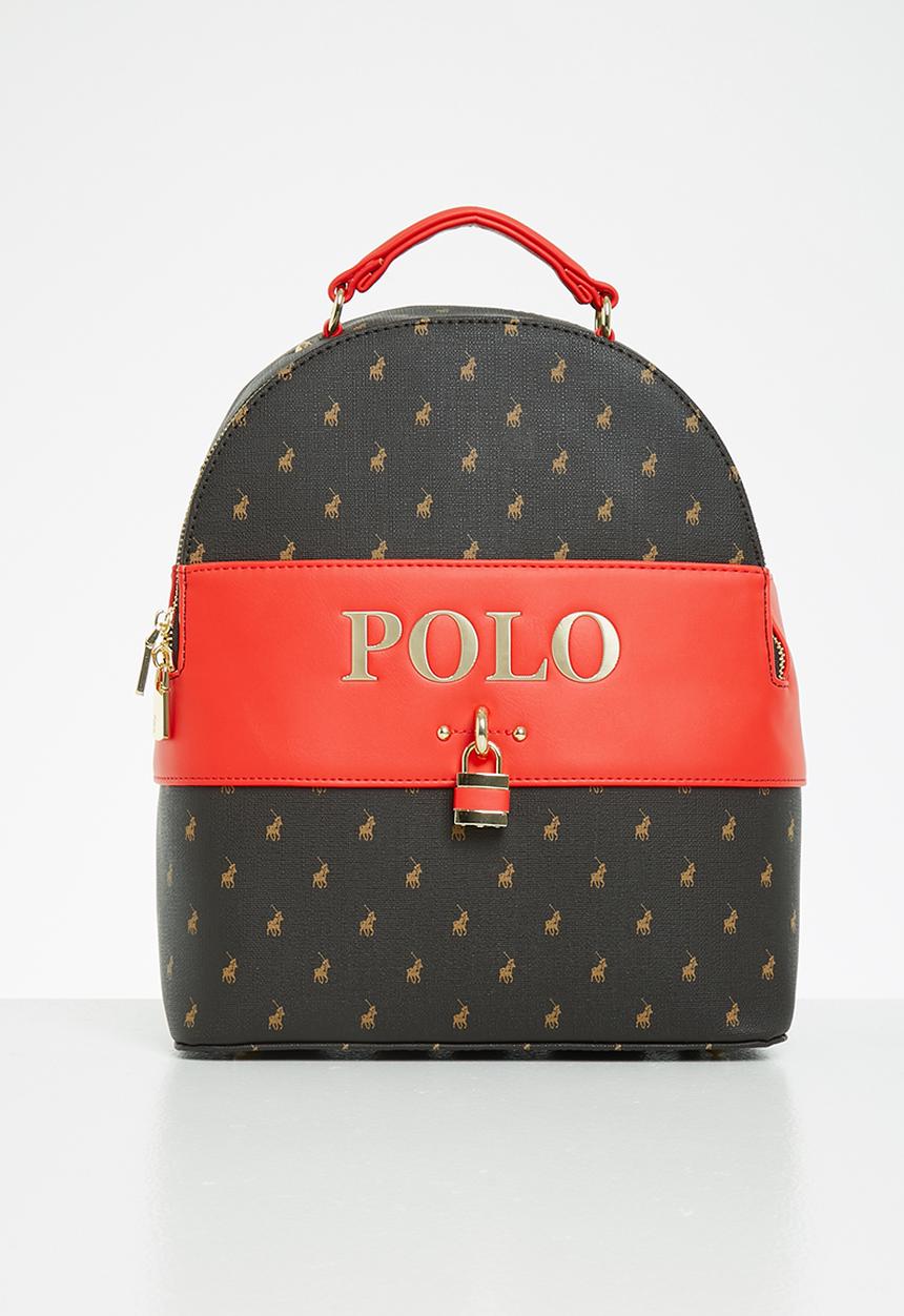 POLO - Polo canterbury backpack - brown & red