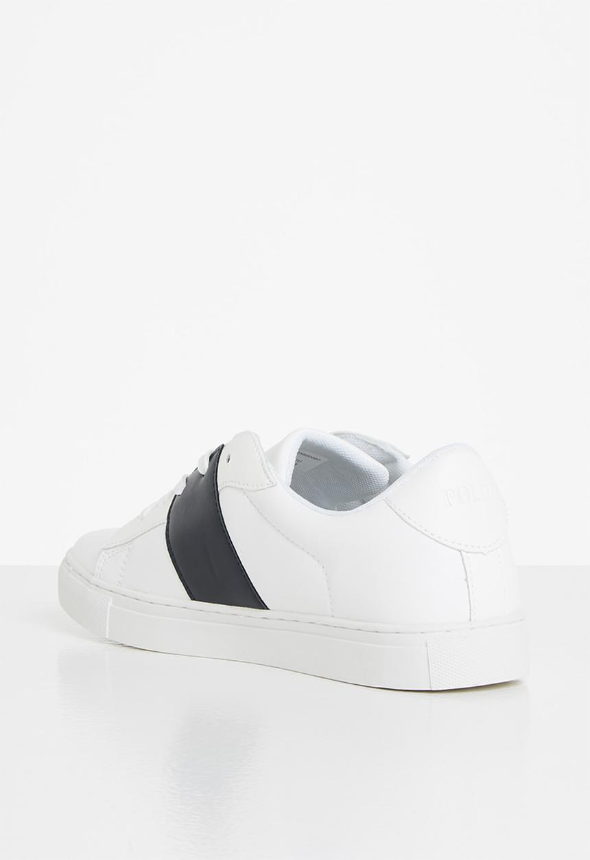 POLO - Jade side flash sneaker - white & navy