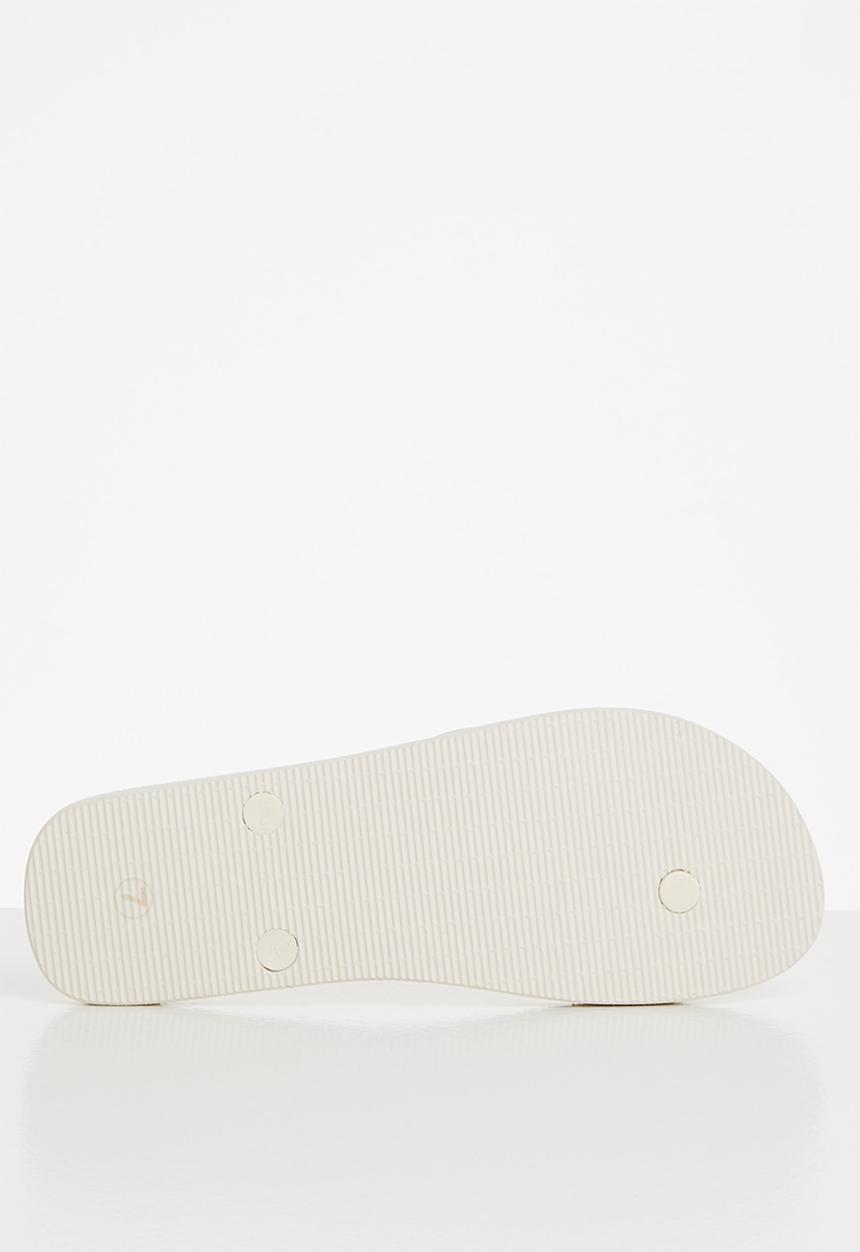 POLO - Gianna monogram flip flop - off white