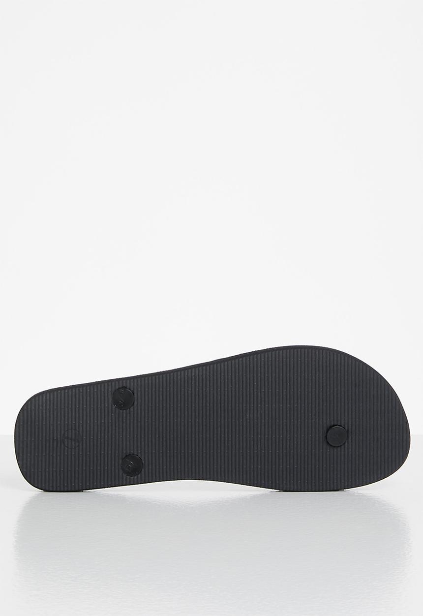 POLO - Grace gloss flip flop - black