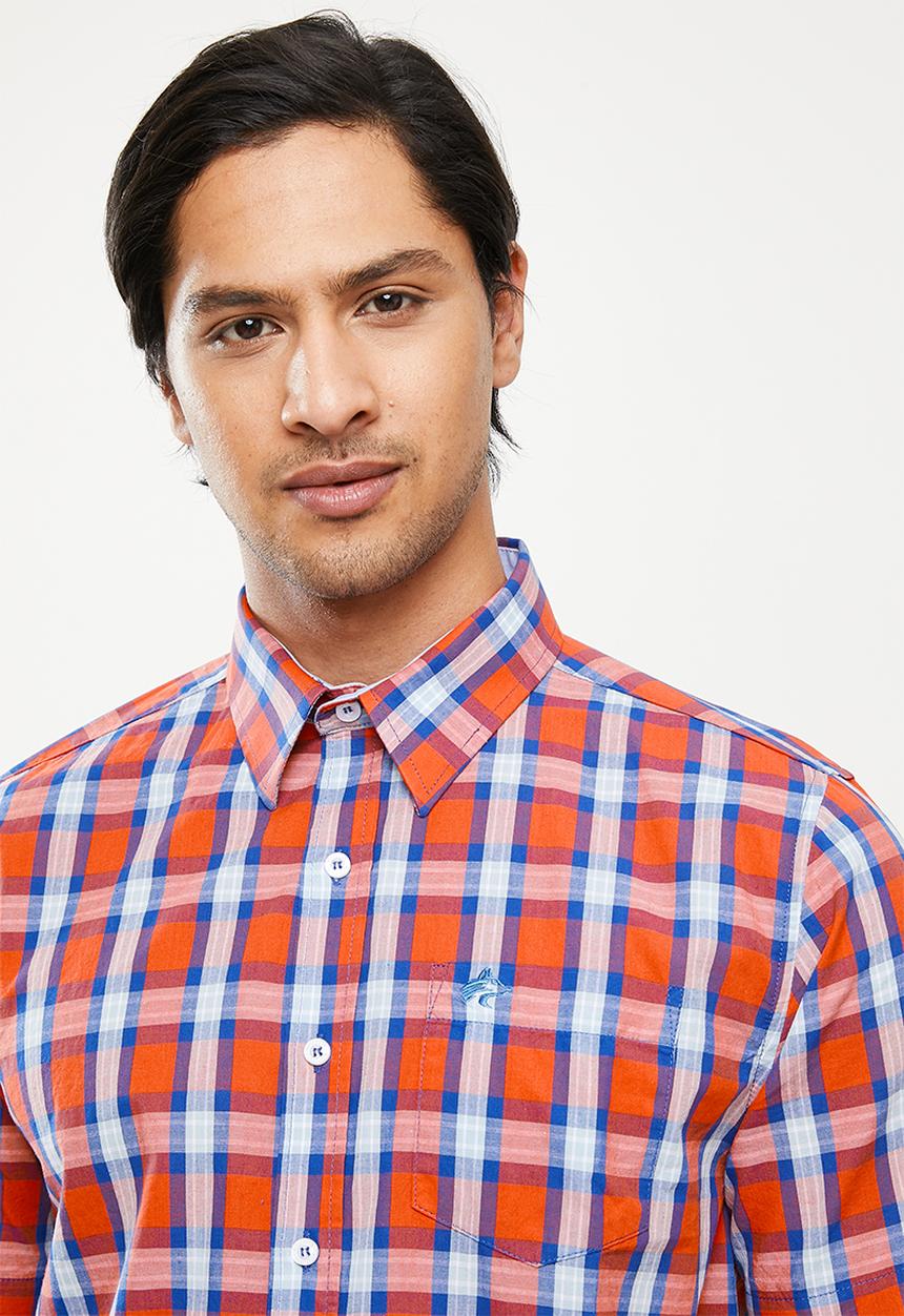 Wolf Rock - Birch woven shirts - red