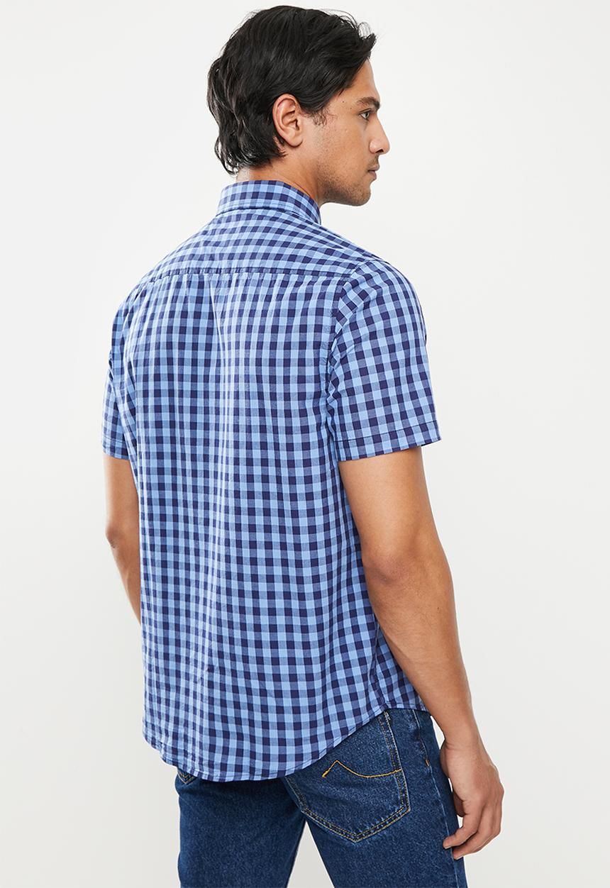 Wolf Rock - Oak woven shirts - navy
