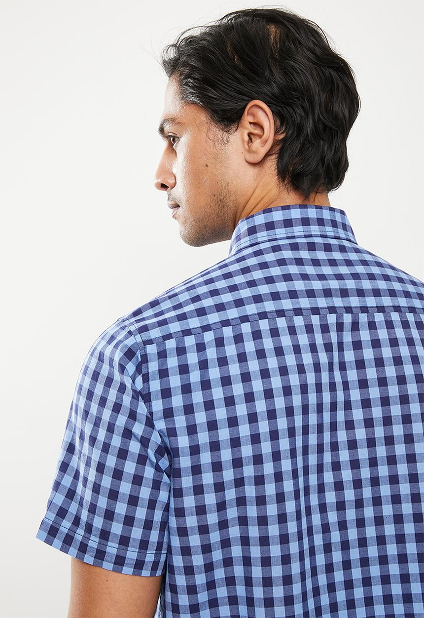 Wolf Rock - Oak woven shirts - navy