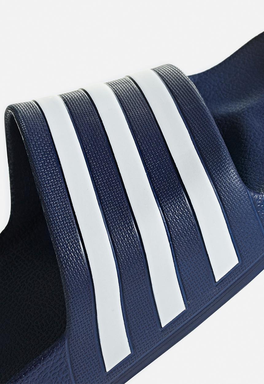 adidas Originals - Adilette aqua - dark blue/ftwr white