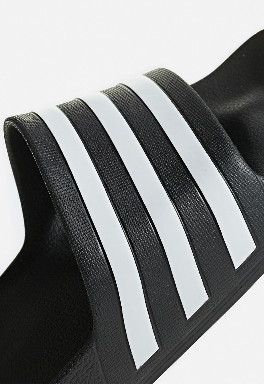 adidas Originals - Adilette aqua - core black/ftwr white