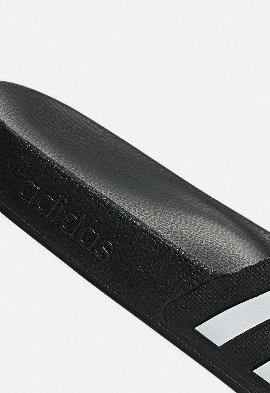 adidas Originals - Adilette aqua - core black/ftwr white