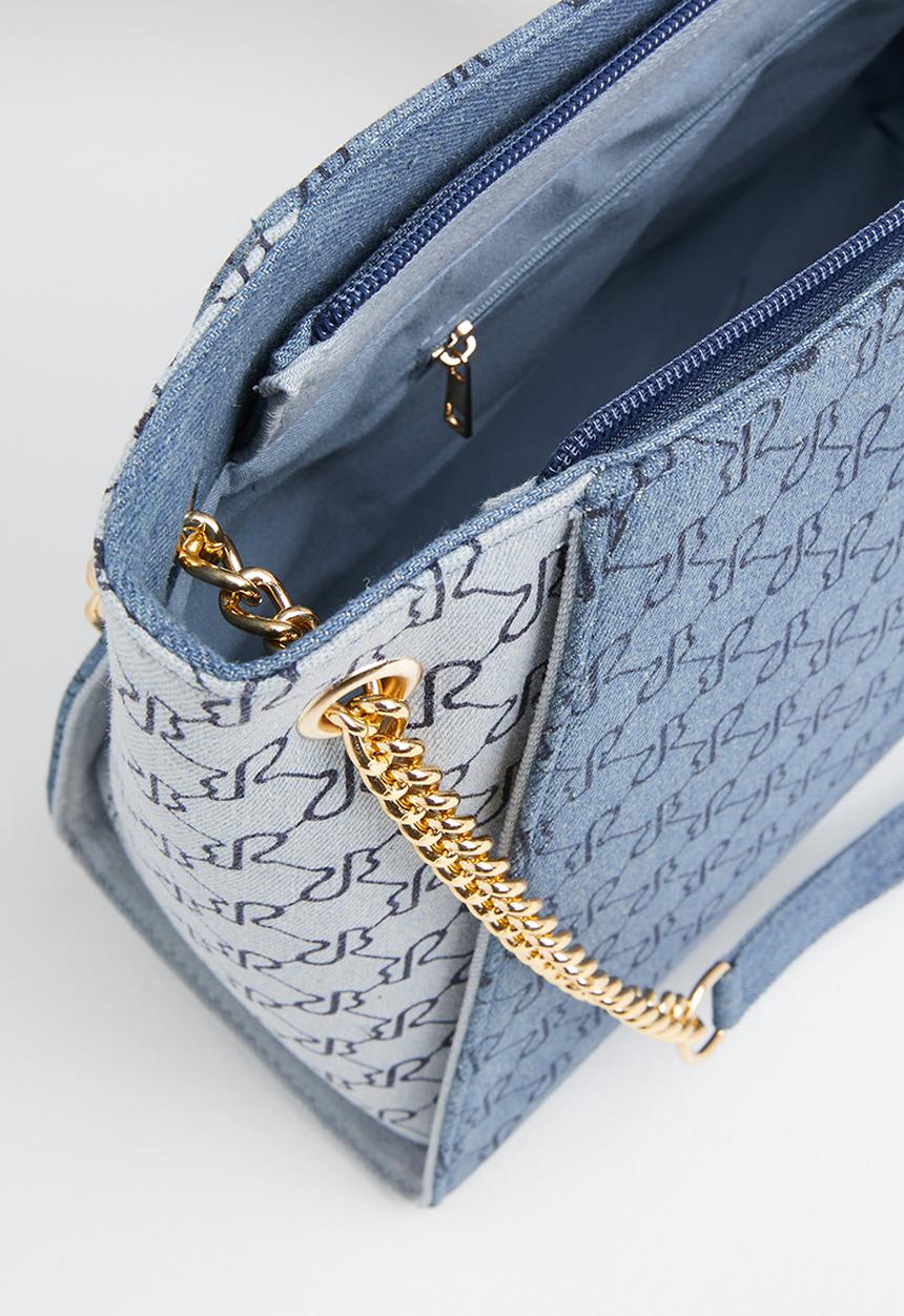 SISSY BOY - All over sb denim shopper - blue 