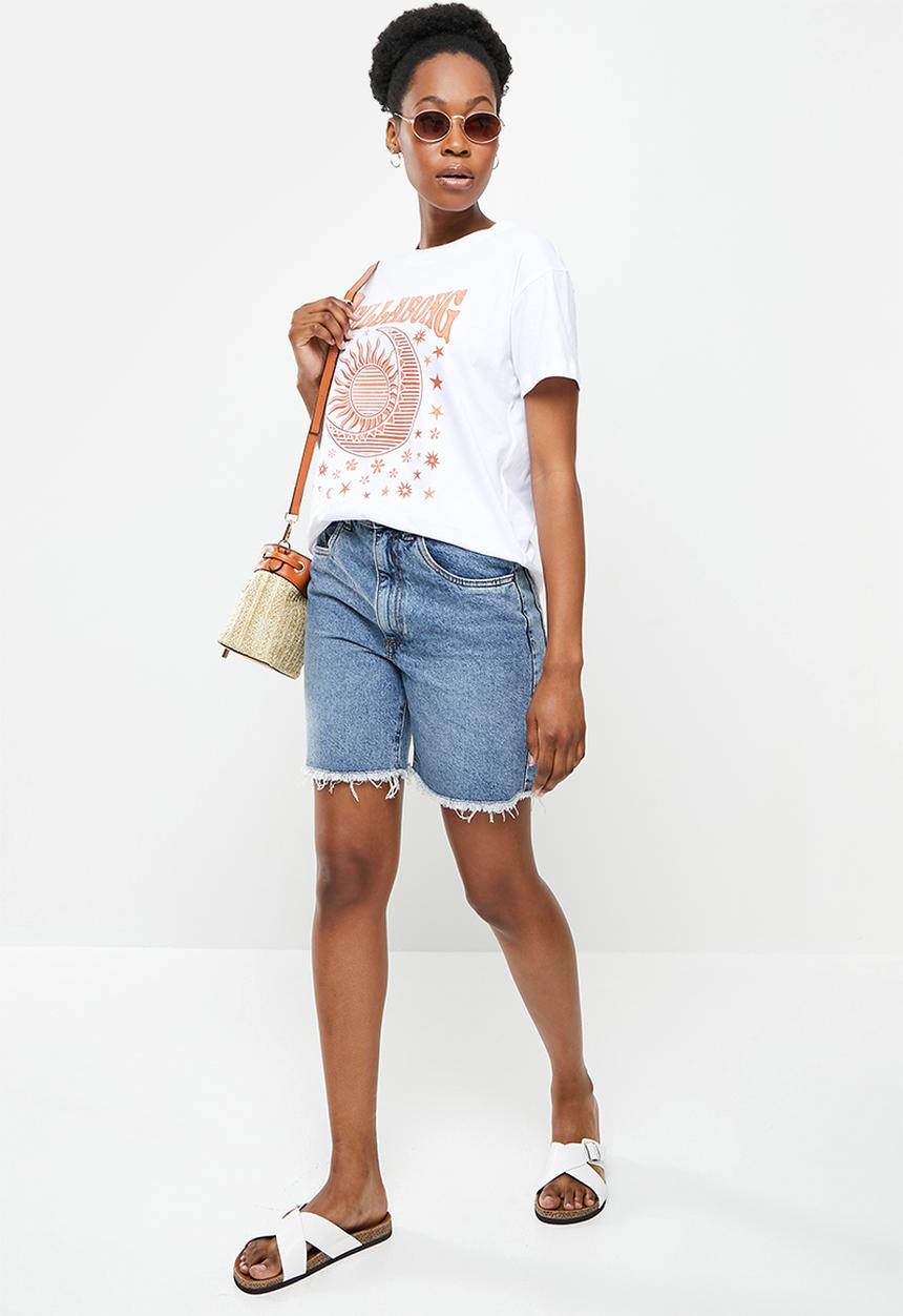 Billabong  - Light of dawn short sleeve tee - white